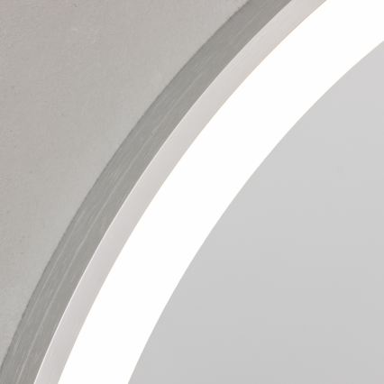 Brilagi - LED kopalniško ogledalo TORINO LED/19W/230V premer 60 cm srebrno IP44 CRI 90 zatemnljivo + CCT