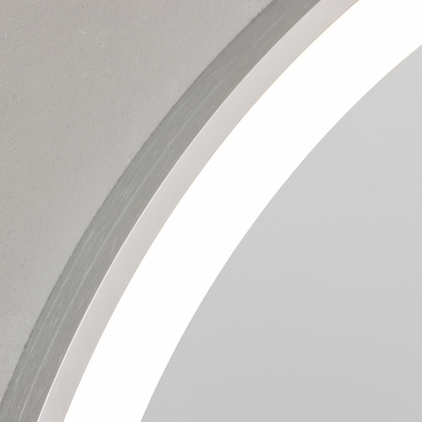 Brilagi - LED kopalniško ogledalo TORINO LED/19W/230V premer 60 cm srebrno IP44 CRI 90 zatemnljivo + CCT