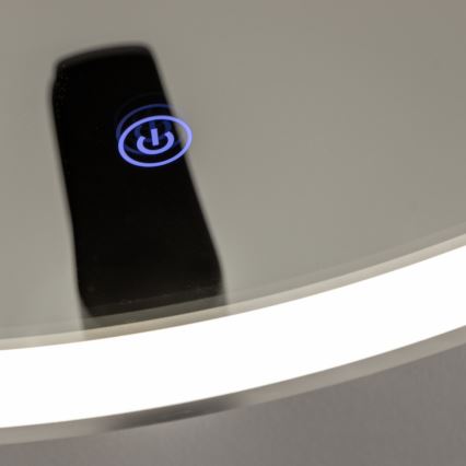 Brilagi - LED kopalniško ogledalo TORINO LED/19W/230V premer 60 cm srebrno IP44 CRI 90 zatemnljivo + CCT