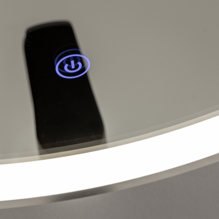 Brilagi - LED kopalniško ogledalo TORINO LED/19W/230V premer 60 cm srebrno IP44 CRI 90 zatemnljivo + CCT