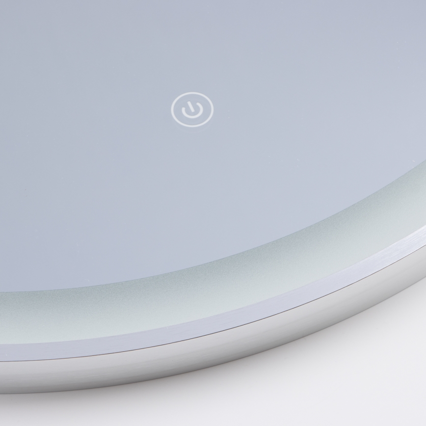 Brilagi - LED kopalniško ogledalo TORINO LED/19W/230V premer 60 cm srebrno IP44 CRI 90 zatemnljivo + CCT