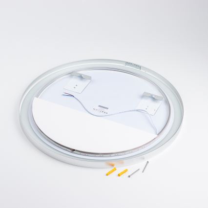 Brilagi - LED kopalniško ogledalo TORINO LED/19W/230V premer 60 cm srebrno IP44 CRI 90 zatemnljivo + CCT