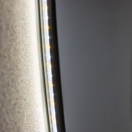 Brilagi - LED Kopalno ogledalo VENA BLACK LED/32W/230V premer 100 cm IP44 CRI 90 zatemnljivo + CCT