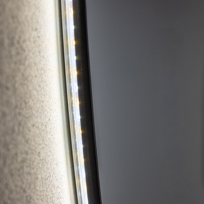 Brilagi - LED Kopalno ogledalo VENA BLACK LED/32W/230V premer 100 cm IP44 CRI 90 zatemnljivo + CCT