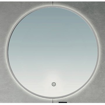 BRILAGI - LED Kopalniško ogledalo VENA SILVER LED/32W/230V premer 100 cm IP44 CRI 90 zatemnljivo + CCT