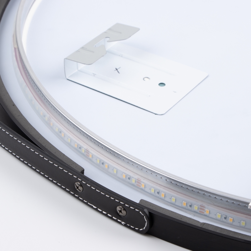 Brilagi - LED kopalniško ogledalo VERESE LED/19W/230V premer 60 cm črna IP44 CRI 90 zatemnljivo + CCT