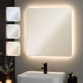 BRILAGI - LED kopalniško ogrevano ogledalo DIANA LED/17W/230V 60x60 cm IP44 CRI 90 zatemnljivo + CCT