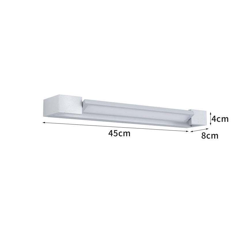Brilagi - LED osvetlitev za kopalniško ogledalo AQUA LINE LED/12W/230V 45 cm IP44 mat krom