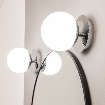 Brilagi - LED kopalniško stensko svetilo BALL LED/6W/230V 3000/4000/6500K IP44 poliran krom