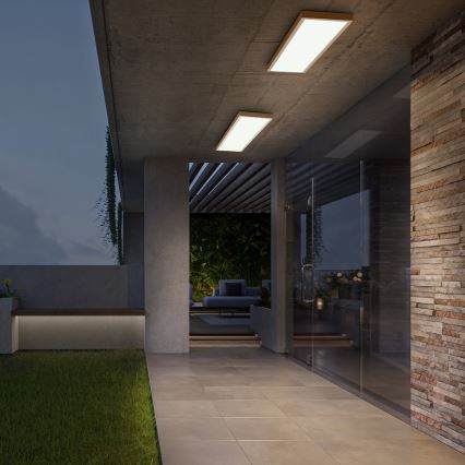 Brilagi - LED stropna svetilka za kopalnico FRAME LED/50W/230V 120x30 cm IP44 bež