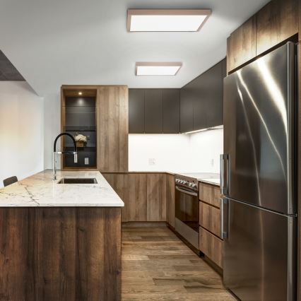 Brilagi - LED kopalniška stropna svetilka FRAME LED/50W/230V 60x60 cm IP44 bež