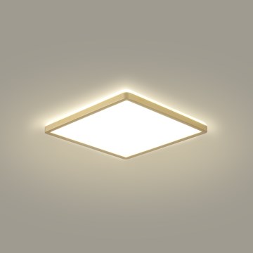 Brilagi - LED kopalniško stropno svetilo ULTRA SLIM LED/18W/230V 30x30 cm zlato IP54