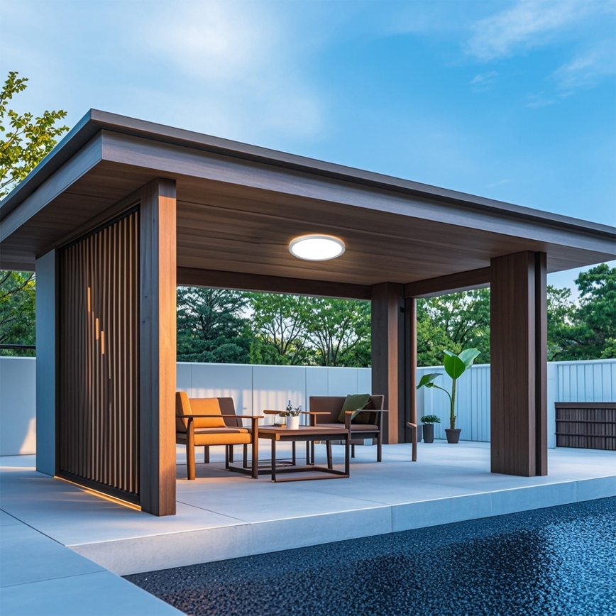 Brilagi - LED kopalniško stropno svetilo ULTRA SLIM LED/24W/230V Ø 42 cm srebrno IP54