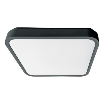 Brilagi - LED kopalniško stropno svetilo ZENNA LED/18W/230V 28,5x28,5 cm IP44 antracit