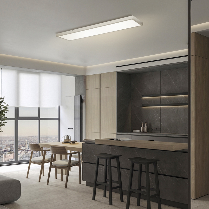 Brilagi - LED stropno svetilo za kopalnico FRAME LED/50W/230V 3000/4000/6000K 120x30 cm IP44 srebrno