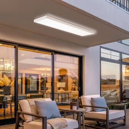 Brilagi - LED kopalniško stropno svetilo FRAME LED/50W/230V 120x30 cm 3000/4000/6000K IP44 bela