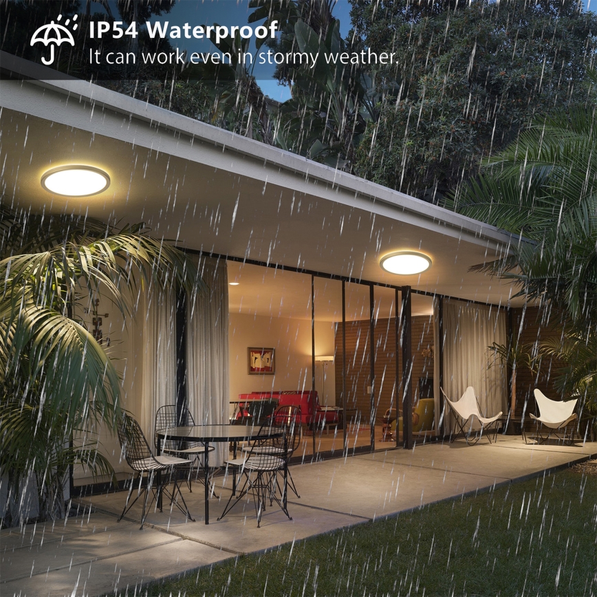 Brilagi - LED stropna svetilka za kopalnico ULTRA SLIM LED/12W/230V, premer 22,5 cm, zlata, IP54