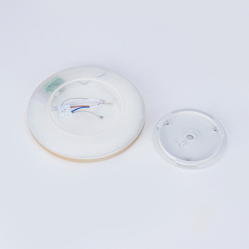 Brilagi - LED stropna svetilka za kopalnico ULTRA SLIM LED/12W/230V, premer 22,5 cm, zlata, IP54