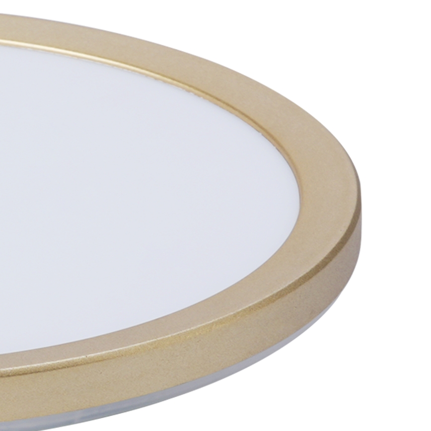 Brilagi - LED stropna svetilka za kopalnico ULTRA SLIM LED/24W/230V Ø 42 cm zlata IP54