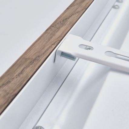 Brilagi - LED stropna svetilka za kopalnico WOODY FRAME LED/40W/230V 120x30 cm IP44, hrast/oreh