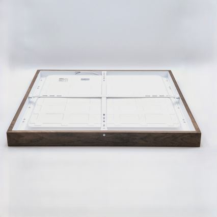 Brilagi - LED Stropno svetilo WOODY FRAME LED/40W/230V 60x60 cm IP44 oreh