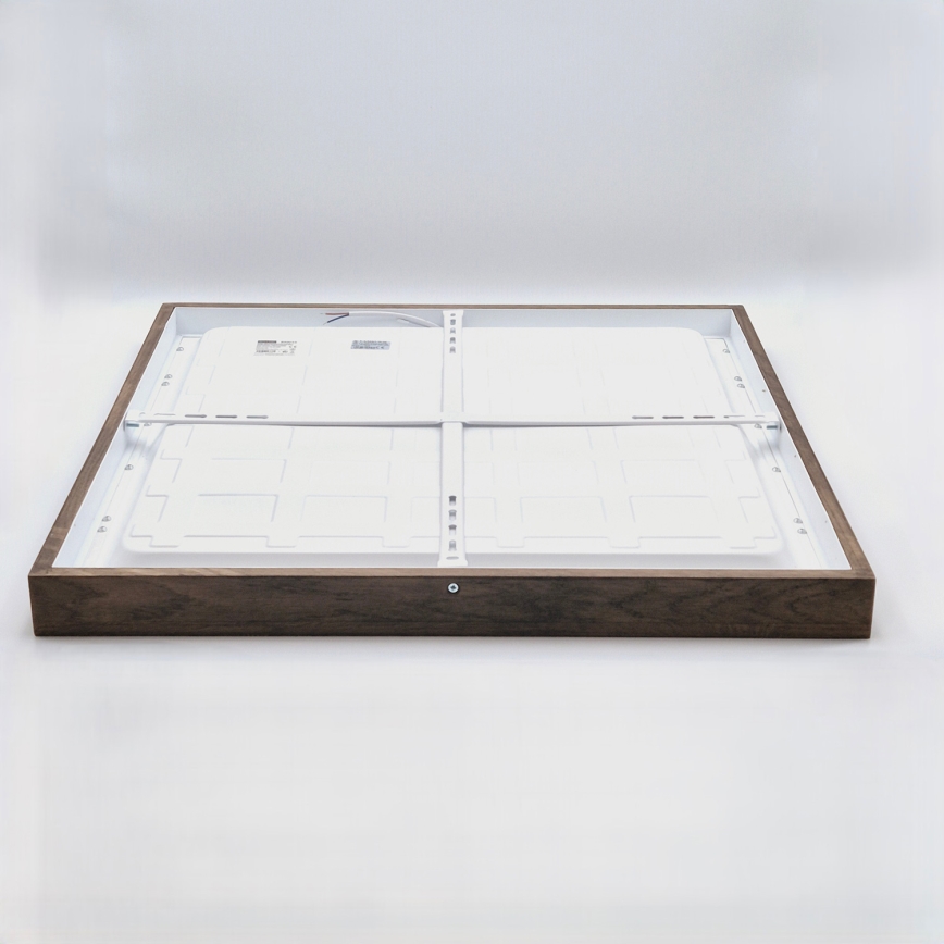 Brilagi - LED Stropno svetilo WOODY FRAME LED/40W/230V 60x60 cm IP44 oreh
