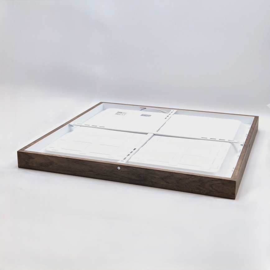 Brilagi - LED Stropno svetilo WOODY FRAME LED/40W/230V 60x60 cm IP44 oreh