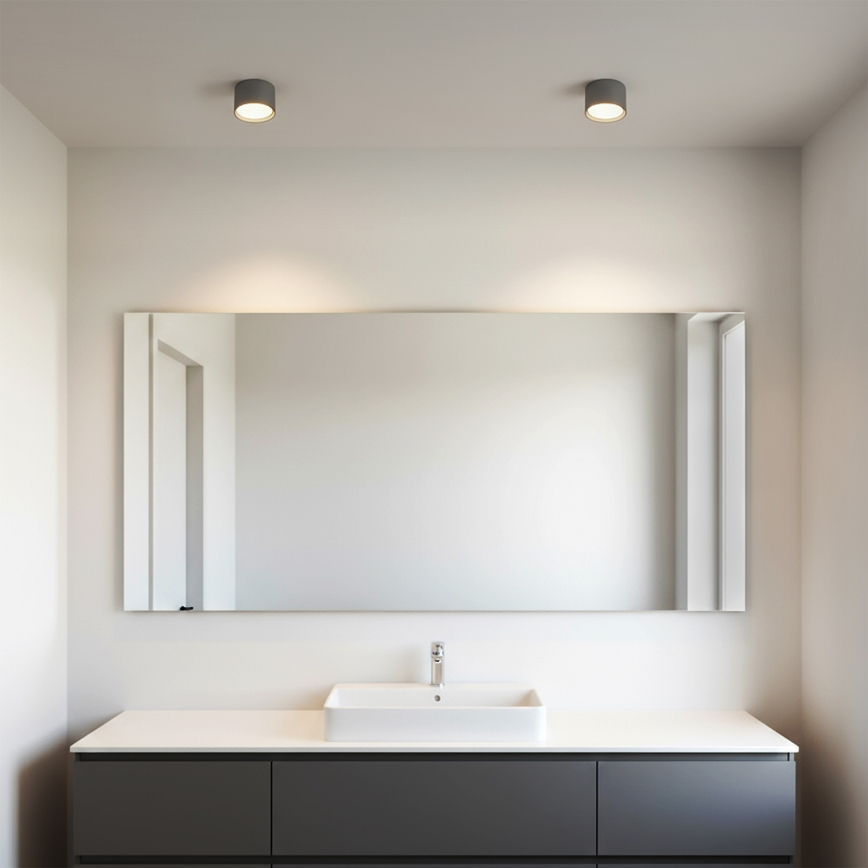 Brilagi - LED Kopalniško točkovno svetilo SMOOTH 1xGX53/15W/230V antracit IP65