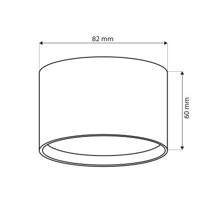Brilagi - LED Kopalniško točkovno svetilo SMOOTH 1xGX53/15W/230V antracit IP65