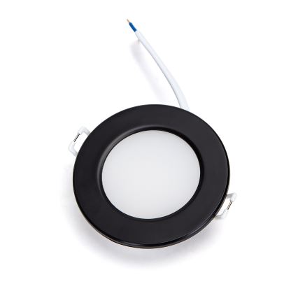 Brilagi - LED kopalniško vgradno stropno svetilo LED/9W/230V 3000K črna IP65
