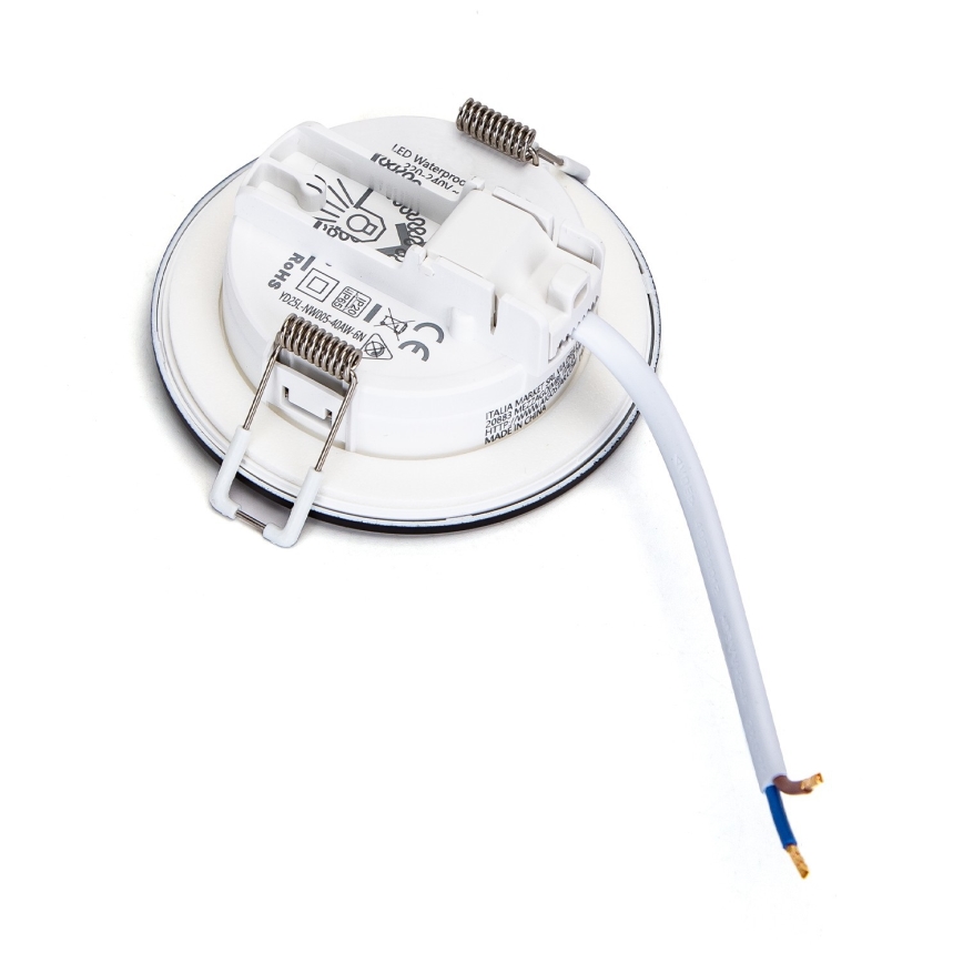 Brilagi - LED kopalniško vgradno stropno svetilo LED/9W/230V 3000K črna IP65
