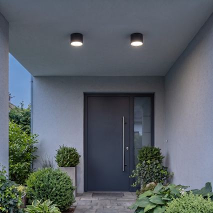 BRILAGI - LED kopalniška točkovna svetilka SMOOTH 1xGX53/15W/230V 60x82 mm črna IP54