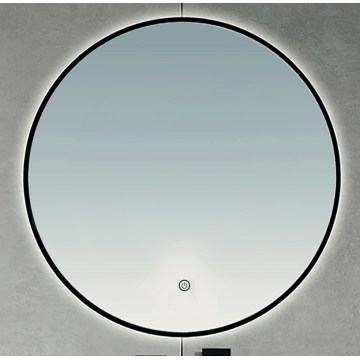 Brilagi - LED Kopalno ogledalo VENA BLACK LED/32W/230V premer 100 cm IP44 CRI 90 zatemnljivo + CCT