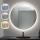 Brilagi - LED Kopalno ogledalo VENA BLACK LED/32W/230V premer 100 cm IP44 CRI 90 zatemnljivo + CCT