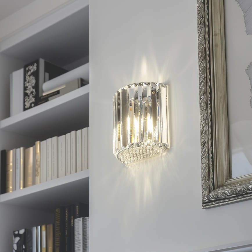 Brilagi - LED Kristalna stenska svetilka GLAMOUR 1xG9/42W/230V