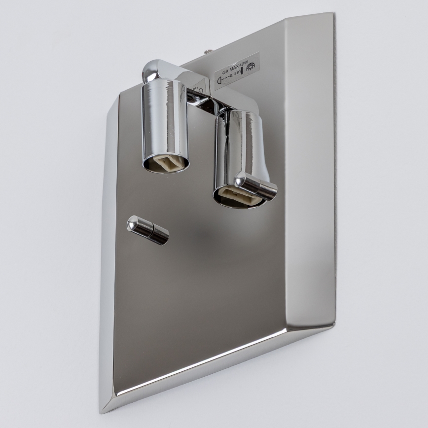 Brilagi - LED Kristalna stenska svetilka GLAMOUR 1xG9/42W/230V