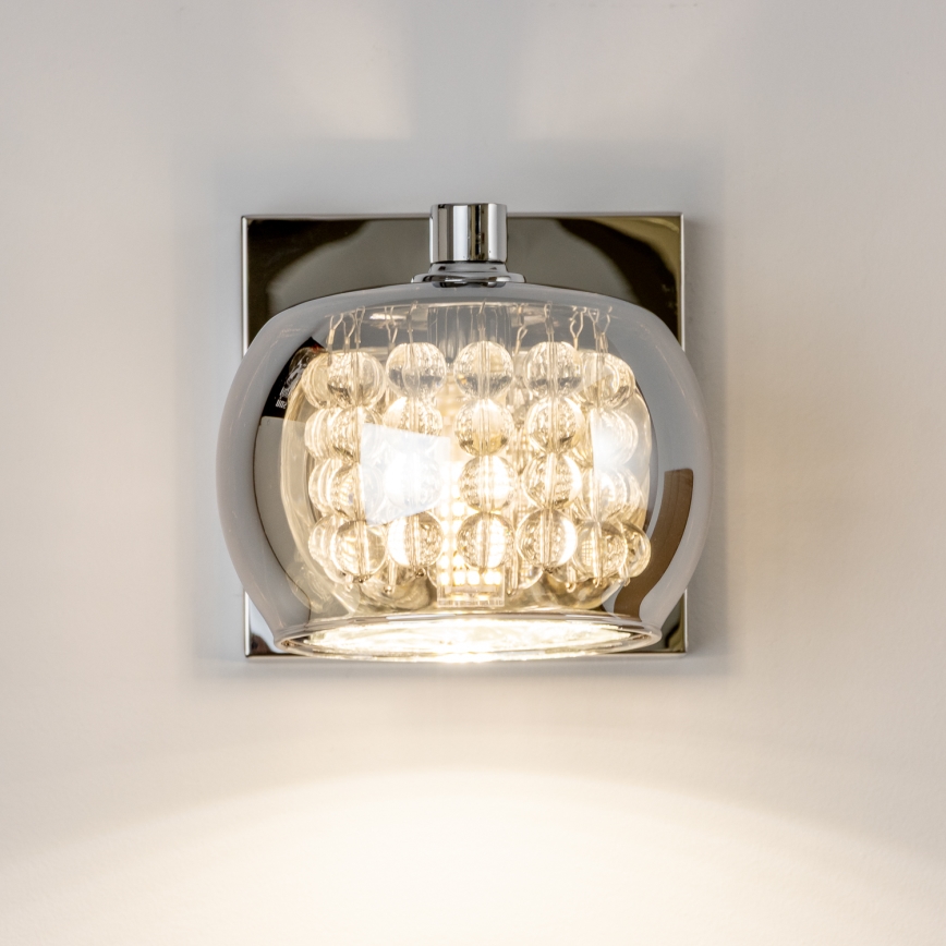 Brilagi - LED Kristalna stenska svetilka JEWEL 1xG9/42W/230V