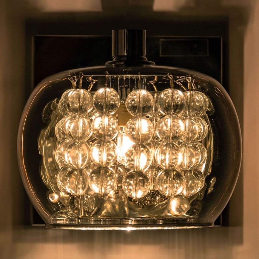 Brilagi - LED Kristalna stenska svetilka JEWEL 1xG9/42W/230V