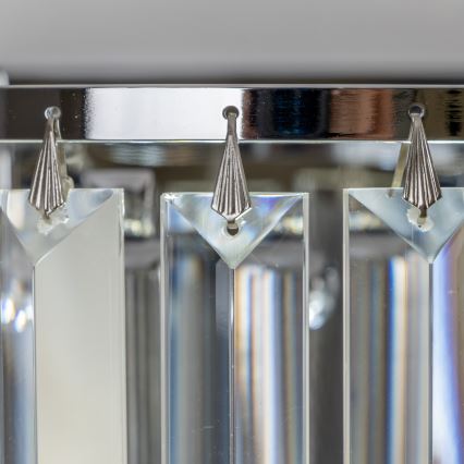 Brilagi - LED Kristalna stenska svetilka MOZART 2xE14/40W/230V sijajni krom