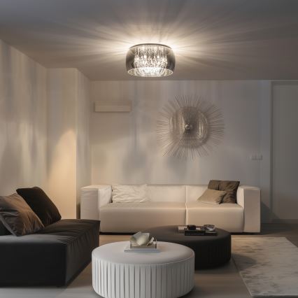 Brilagi - LED Kristalna stropna svetilka JEWEL 6xG9/42W/230V