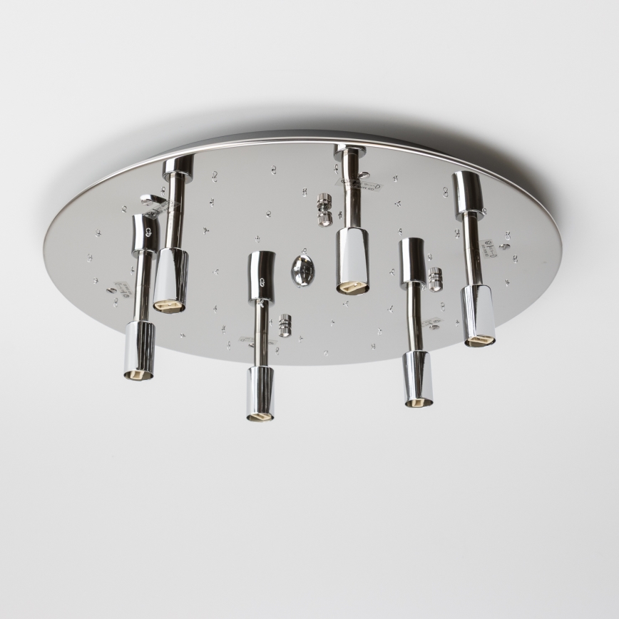 Brilagi - LED Kristalna stropna svetilka JEWEL 6xG9/42W/230V