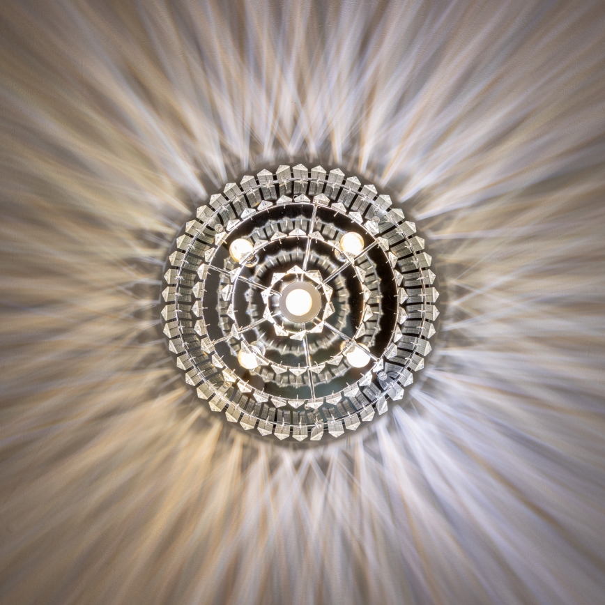 Brilagi - LED Kristalna stropna svetilka MOZART 5xE14/40W/230V sijajni krom