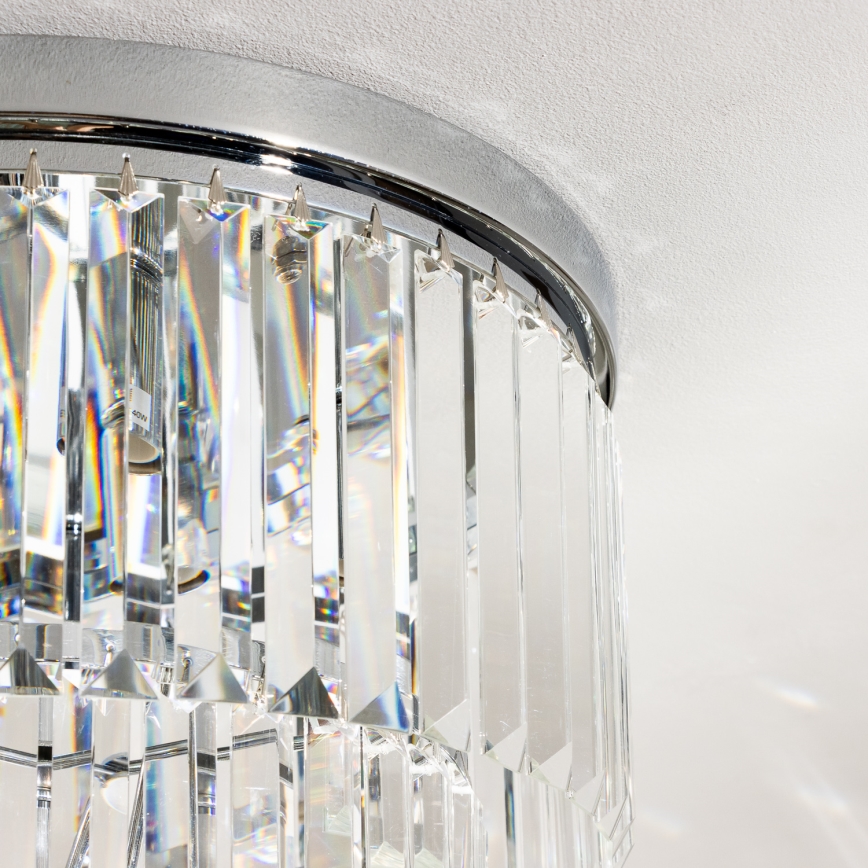 Brilagi - LED Kristalna stropna svetilka MOZART 5xE14/40W/230V sijajni krom