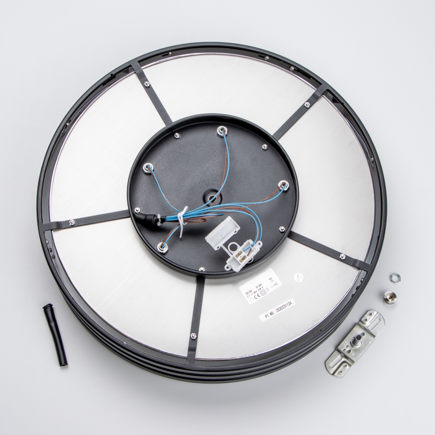 Brilagi - LED Kristalna stropna svetilka VELURE 5xE14/40W/230V črna