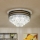 Brilagi - LED kristalna stropna svetilka VELURE 5xE14/40W/230V premer 46 cm črna
