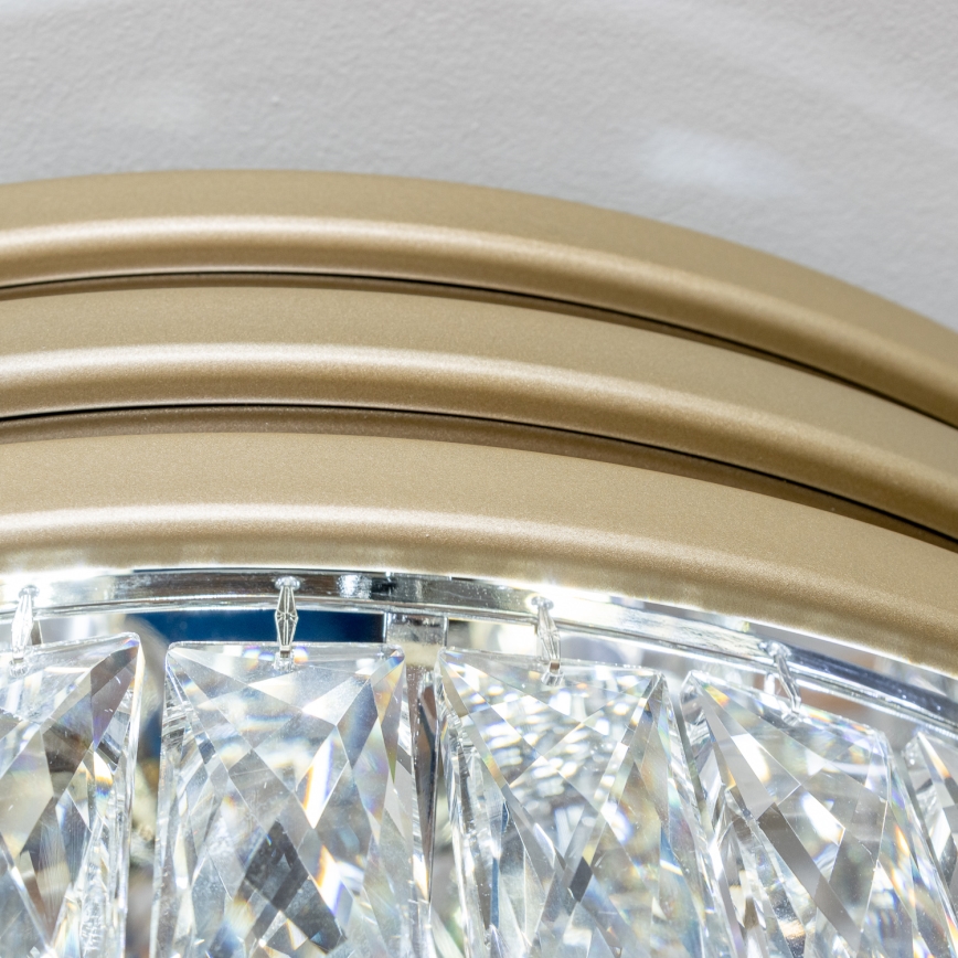 Brilagi - LED Kristalna stropna svetilka VELURE 5xE14/40W/230V zlata