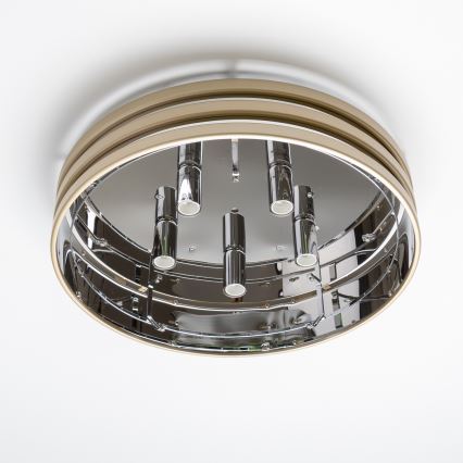 Brilagi - LED Kristalna stropna svetilka VELURE 5xE14/40W/230V zlata