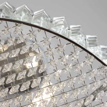 Brilagi - LED kristalni lestenec na jekleni vrvici GLAMOUR 5xG9/42W/230V