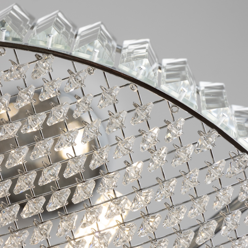 Brilagi - LED kristalni lestenec na jekleni vrvici GLAMOUR 5xG9/42W/230V
