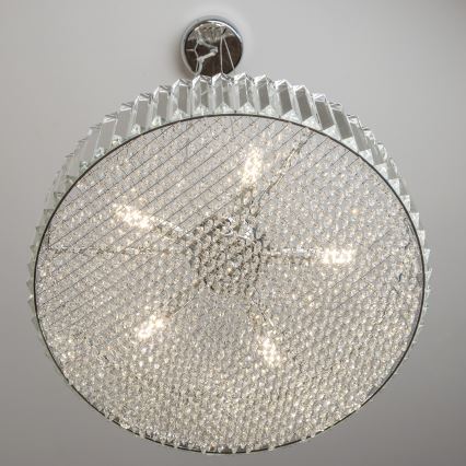 Brilagi - LED kristalni lestenec na jekleni vrvici GLAMOUR 5xG9/42W/230V